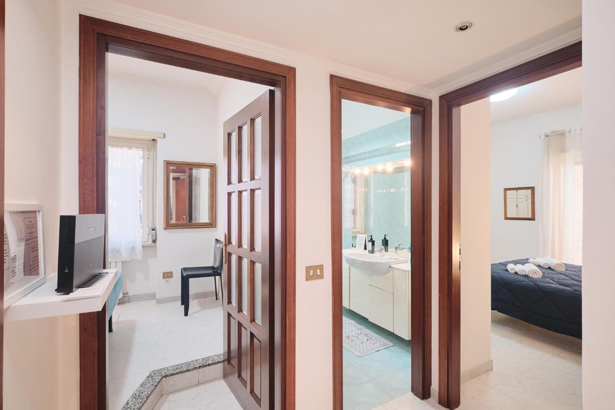 Apartamento Parcheggio Gratuito, Wi-Fi -Netflix & Ac Roma Exterior foto